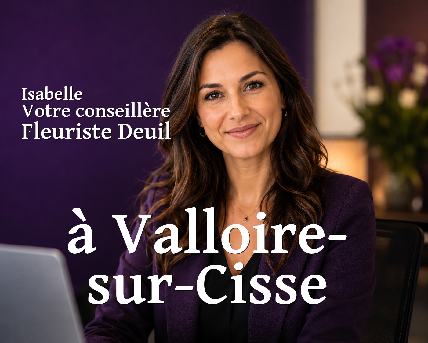 Isabelle, votre conseillère Fleuriste Deuil à Valloire-sur-Cisse