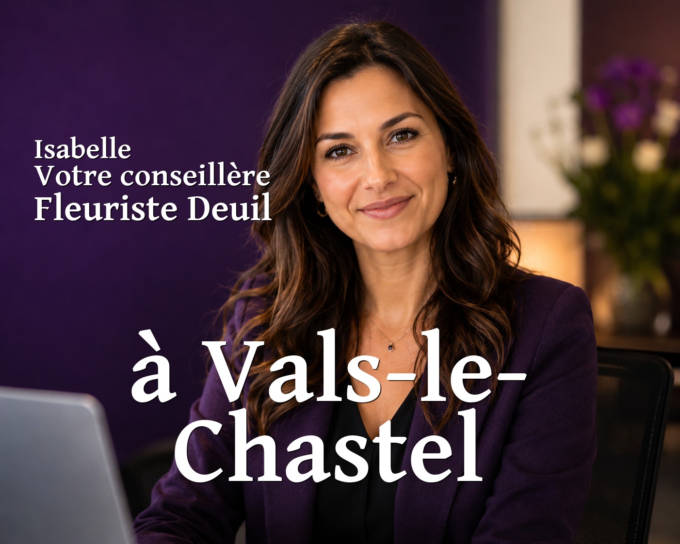 Isabelle, votre conseillère Fleuriste Deuil à Vals-le-Chastel