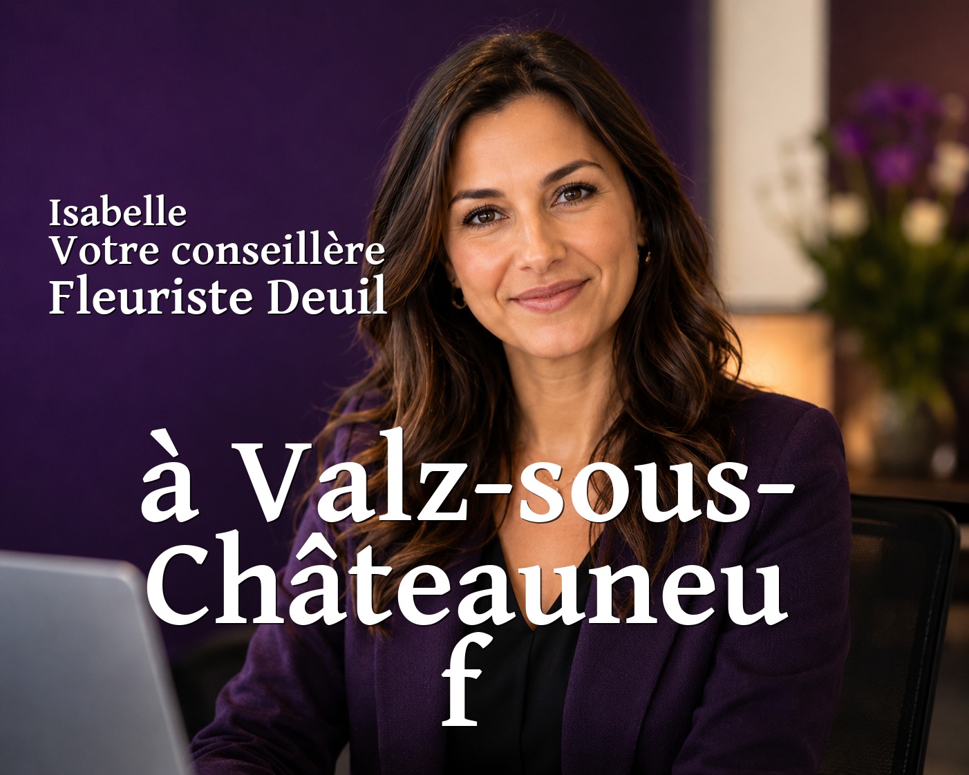 Isabelle, votre conseillère Fleuriste Deuil à Valz-sous-Châteauneuf