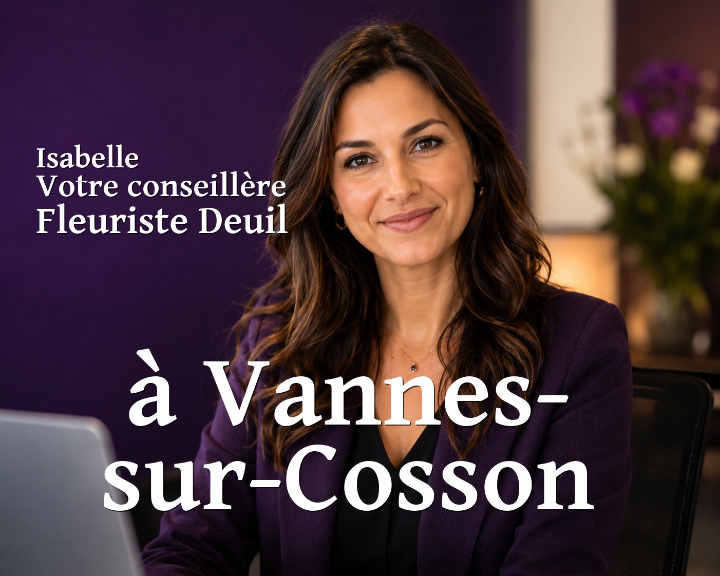 Isabelle, votre conseillère Fleuriste Deuil à Vannes-sur-Cosson