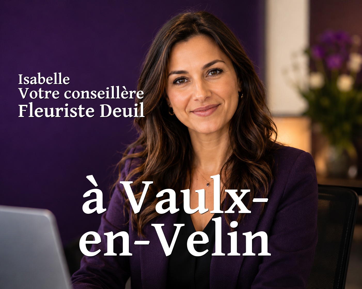 Isabelle, votre conseillère Fleuriste Deuil à Vaulx-en-Velin