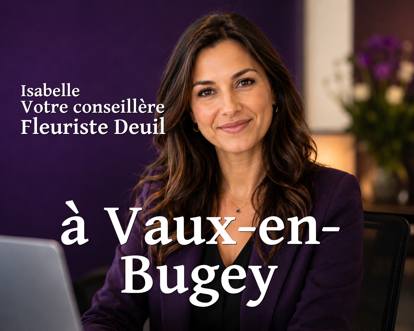 Isabelle, votre conseillère Fleuriste Deuil à Vaux-en-Bugey