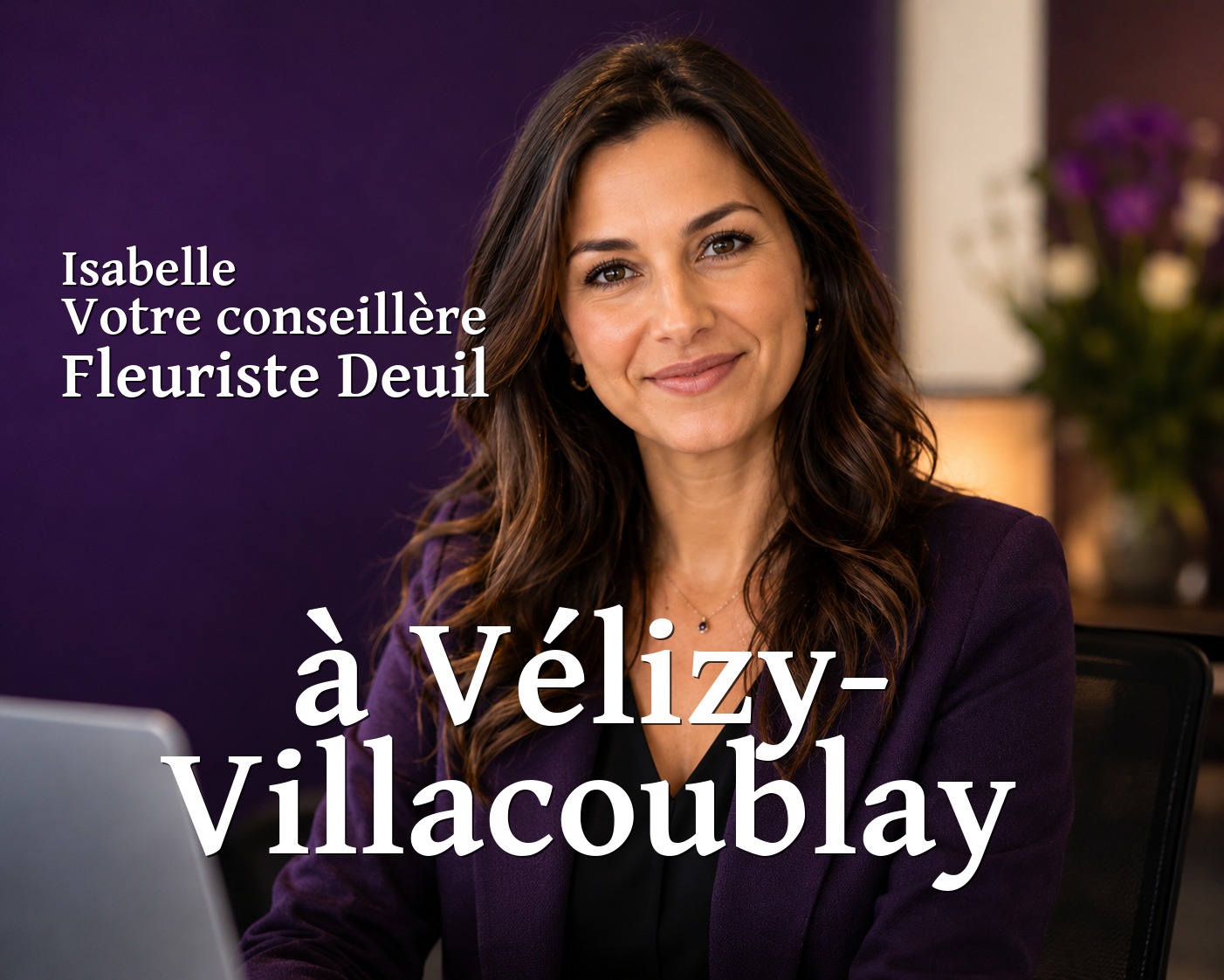 Isabelle, votre conseillère Fleuriste Deuil à Vélizy-Villacoublay