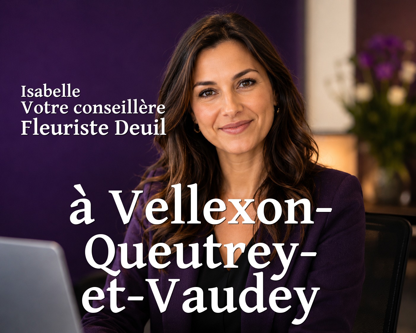 Isabelle, votre conseillère Fleuriste Deuil à Vellexon-Queutrey-et-Vaudey