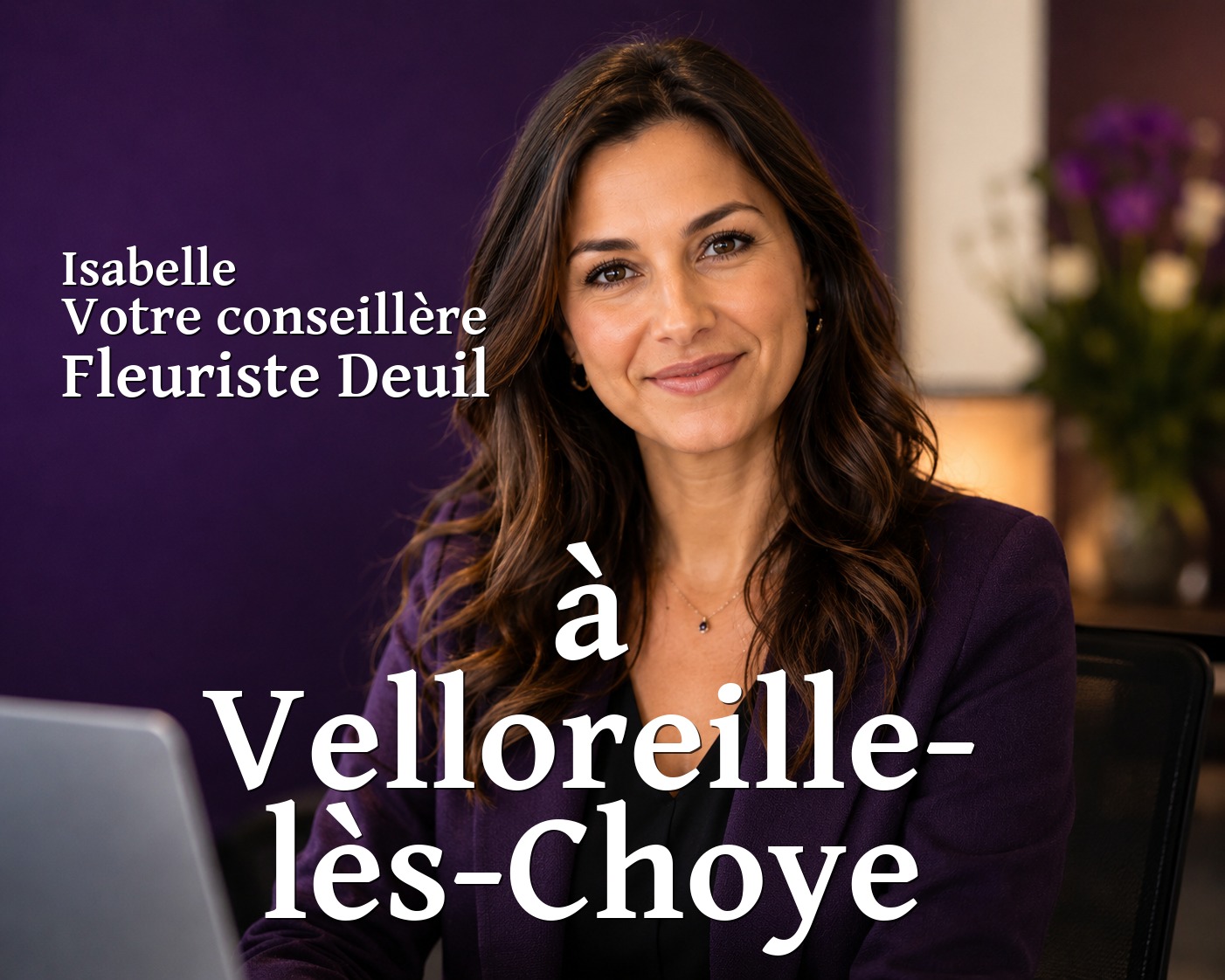 Isabelle, votre conseillère Fleuriste Deuil à Velloreille-lès-Choye