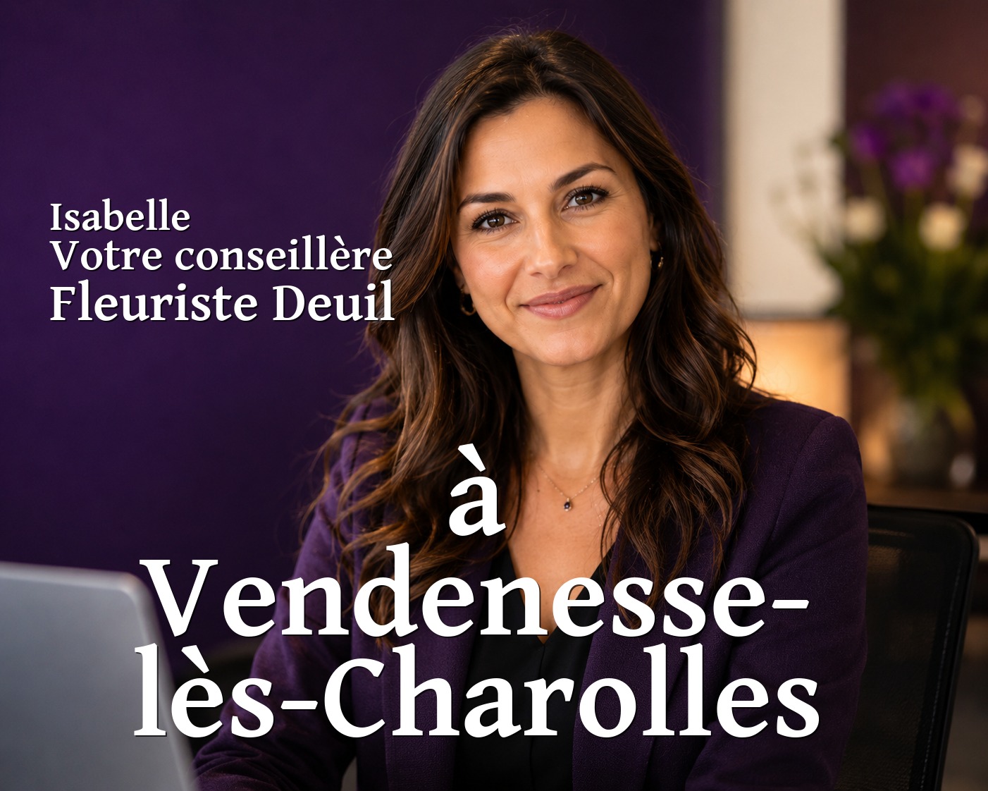 Isabelle, votre conseillère Fleuriste Deuil à Vendenesse-lès-Charolles