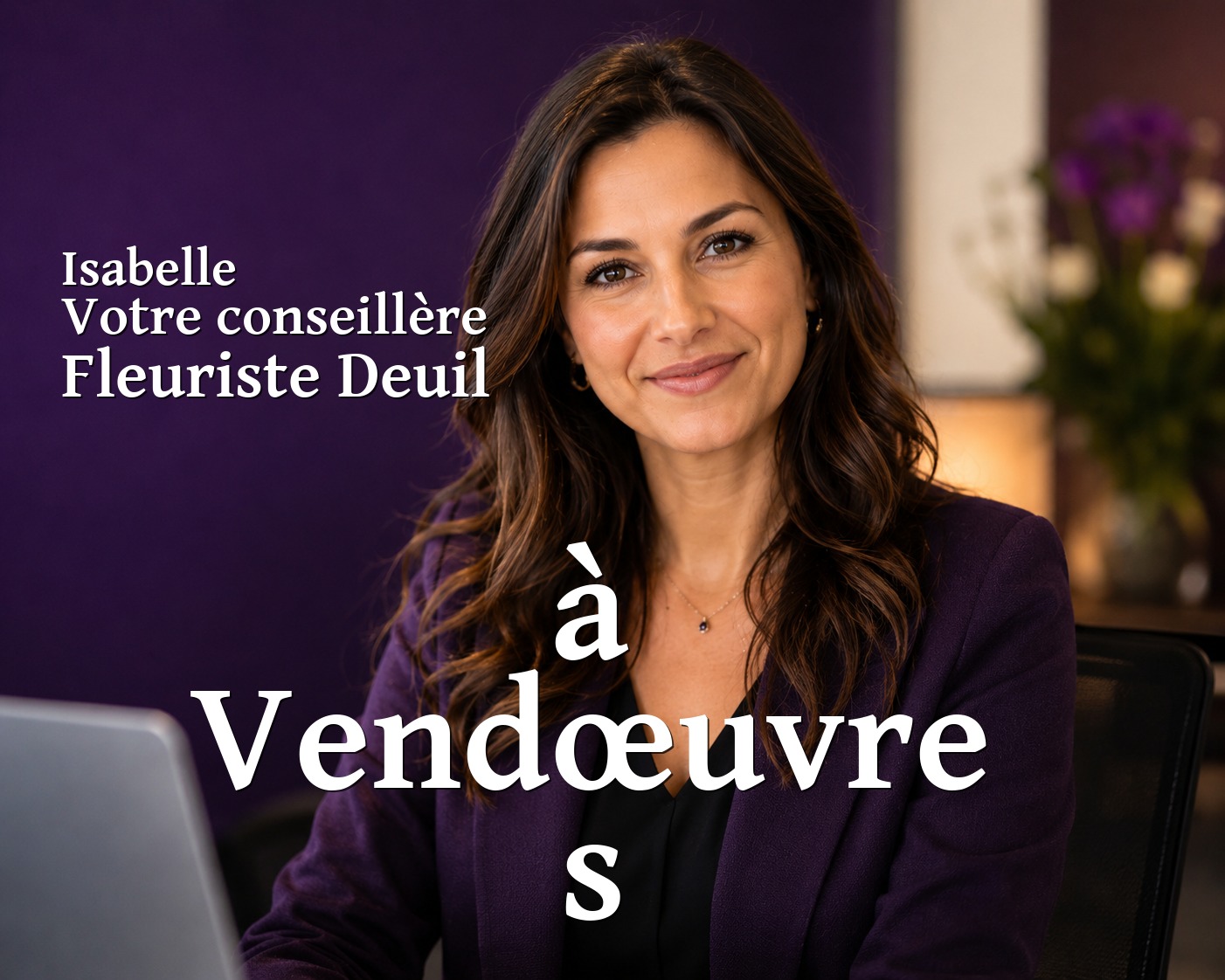 Isabelle, votre conseillère Fleuriste Deuil à Vendœuvres
