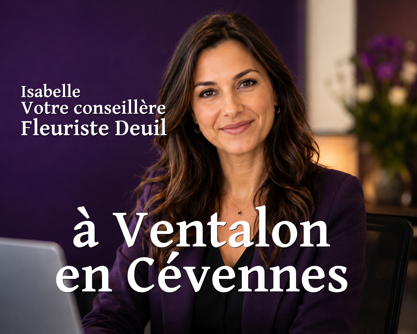 Isabelle, votre conseillère Fleuriste Deuil à Ventalon en Cévennes