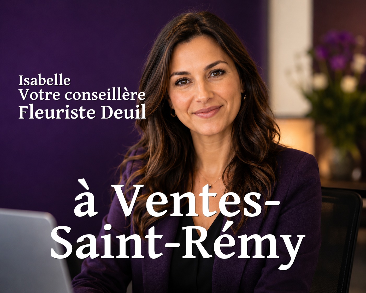 Isabelle, votre conseillère Fleuriste Deuil à Ventes-Saint-Rémy