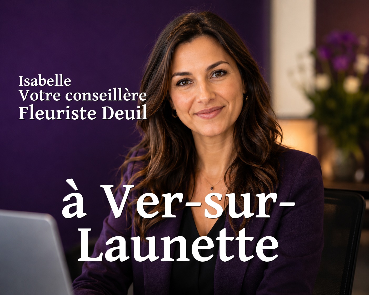 Isabelle, votre conseillère Fleuriste Deuil à Ver-sur-Launette