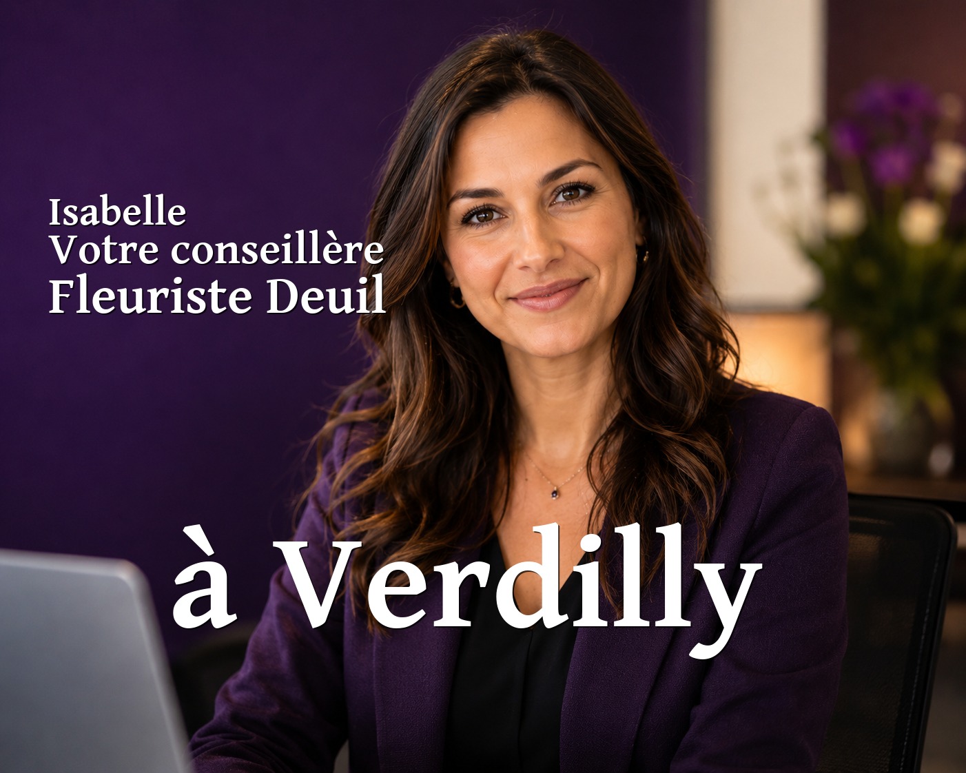 Isabelle, votre conseillère Fleuriste Deuil à Verdilly