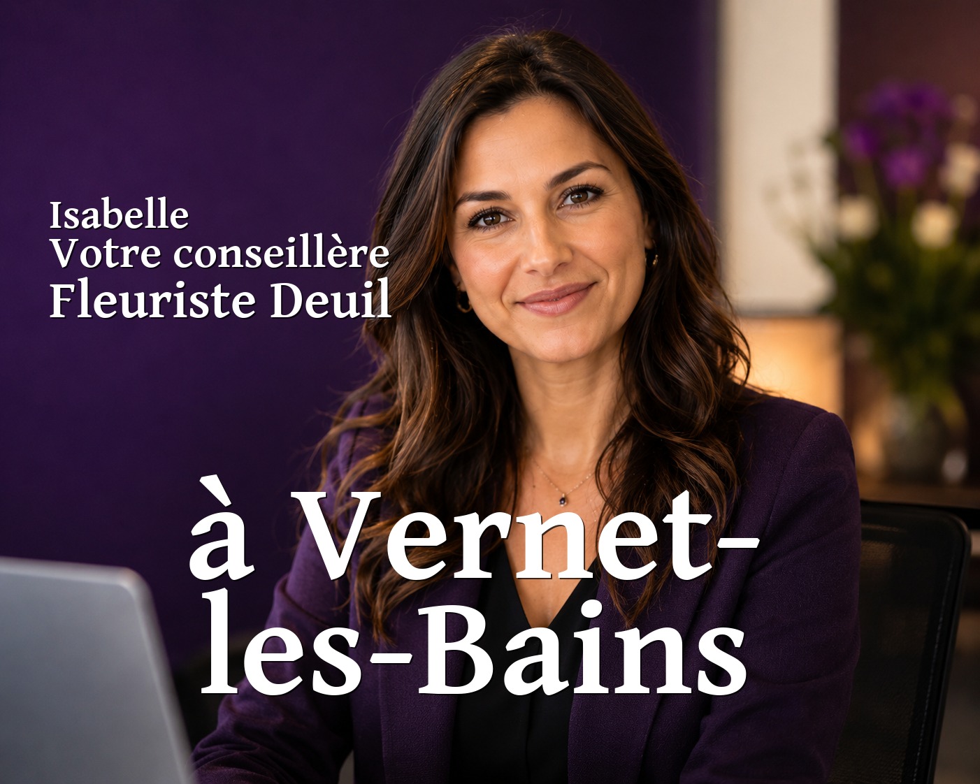 Isabelle, votre conseillère Fleuriste Deuil à Vernet-les-Bains