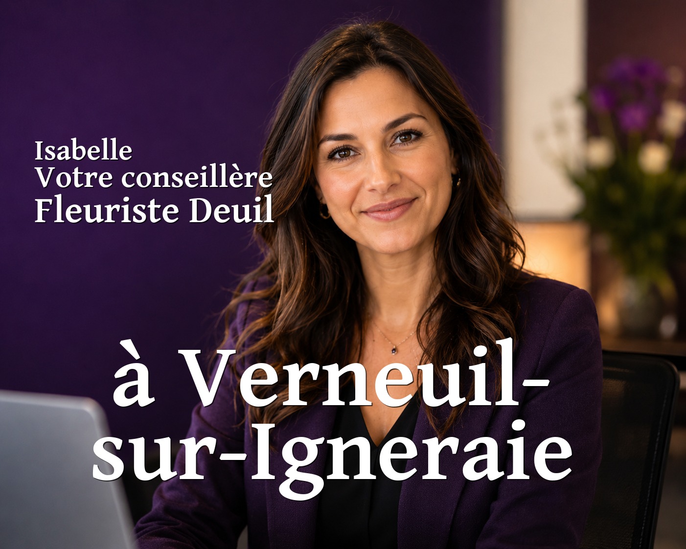 Isabelle, votre conseillère Fleuriste Deuil à Verneuil-sur-Igneraie