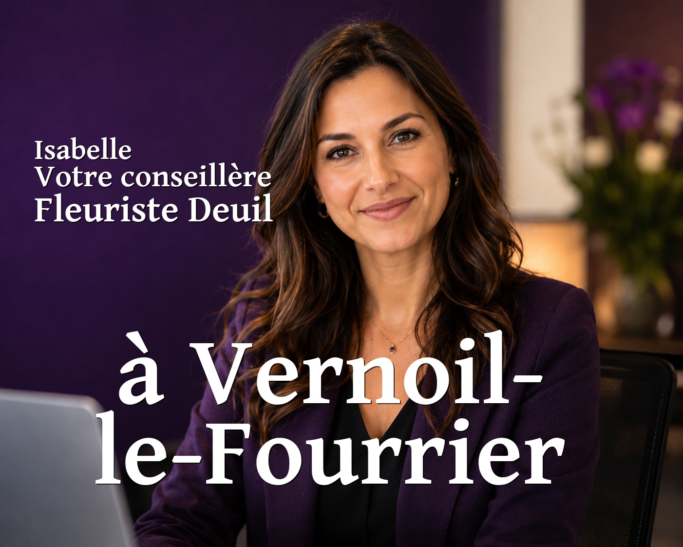 Isabelle, votre conseillère Fleuriste Deuil à Vernoil-le-Fourrier