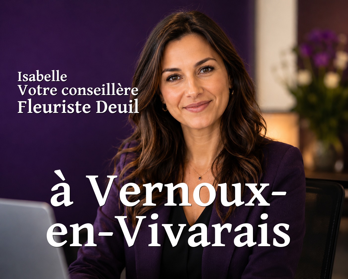 Isabelle, votre conseillère Fleuriste Deuil à Vernoux-en-Vivarais