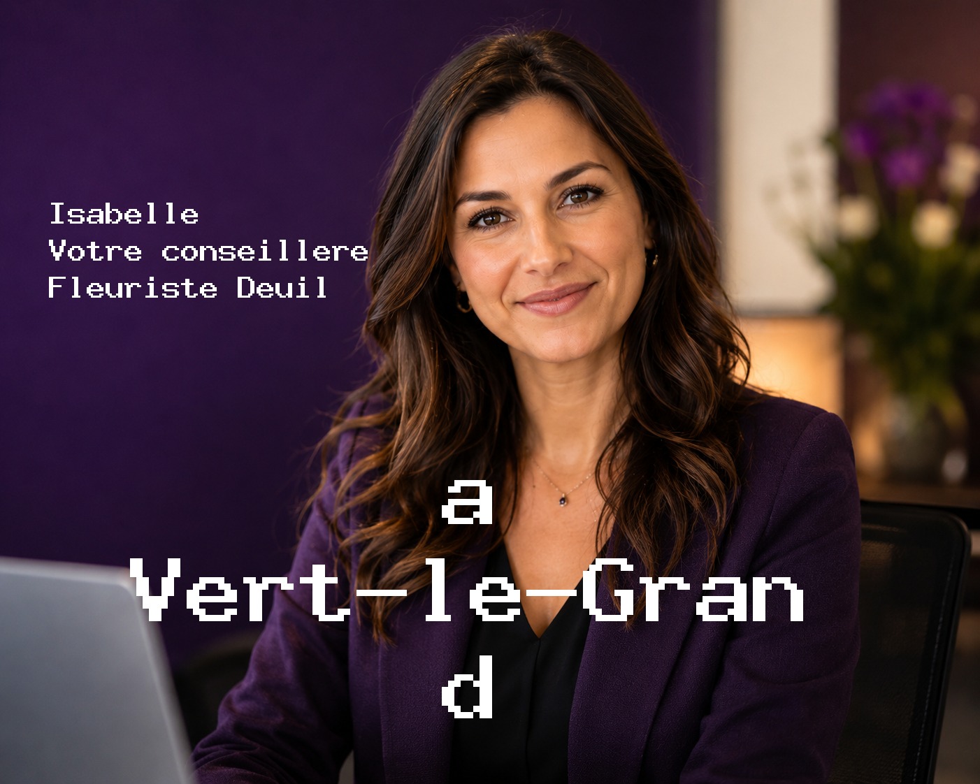 Isabelle, votre conseillère Fleuriste Deuil à Vert-le-Grand