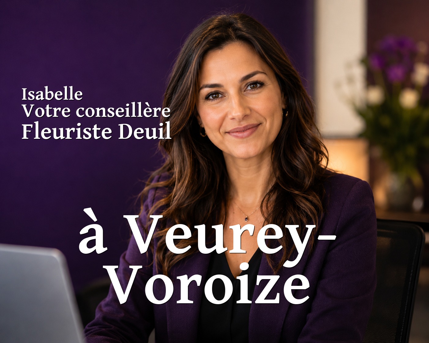 Isabelle, votre conseillère Fleuriste Deuil à Veurey-Voroize