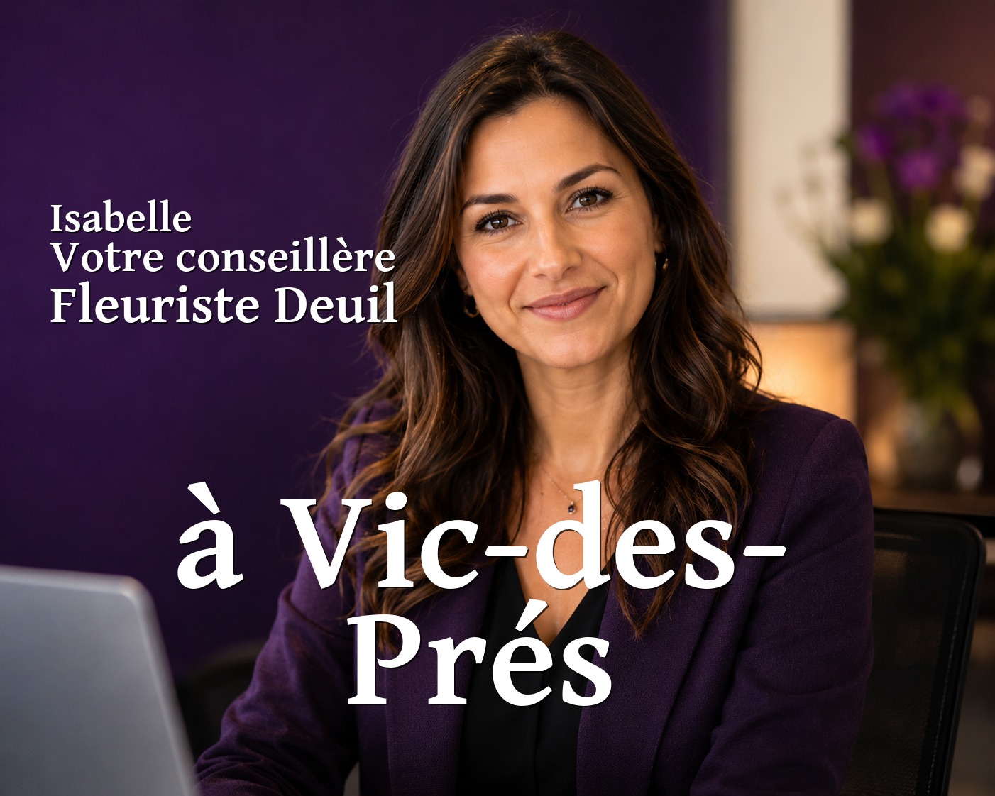 Isabelle, votre conseillère Fleuriste Deuil à Vic-des-Prés
