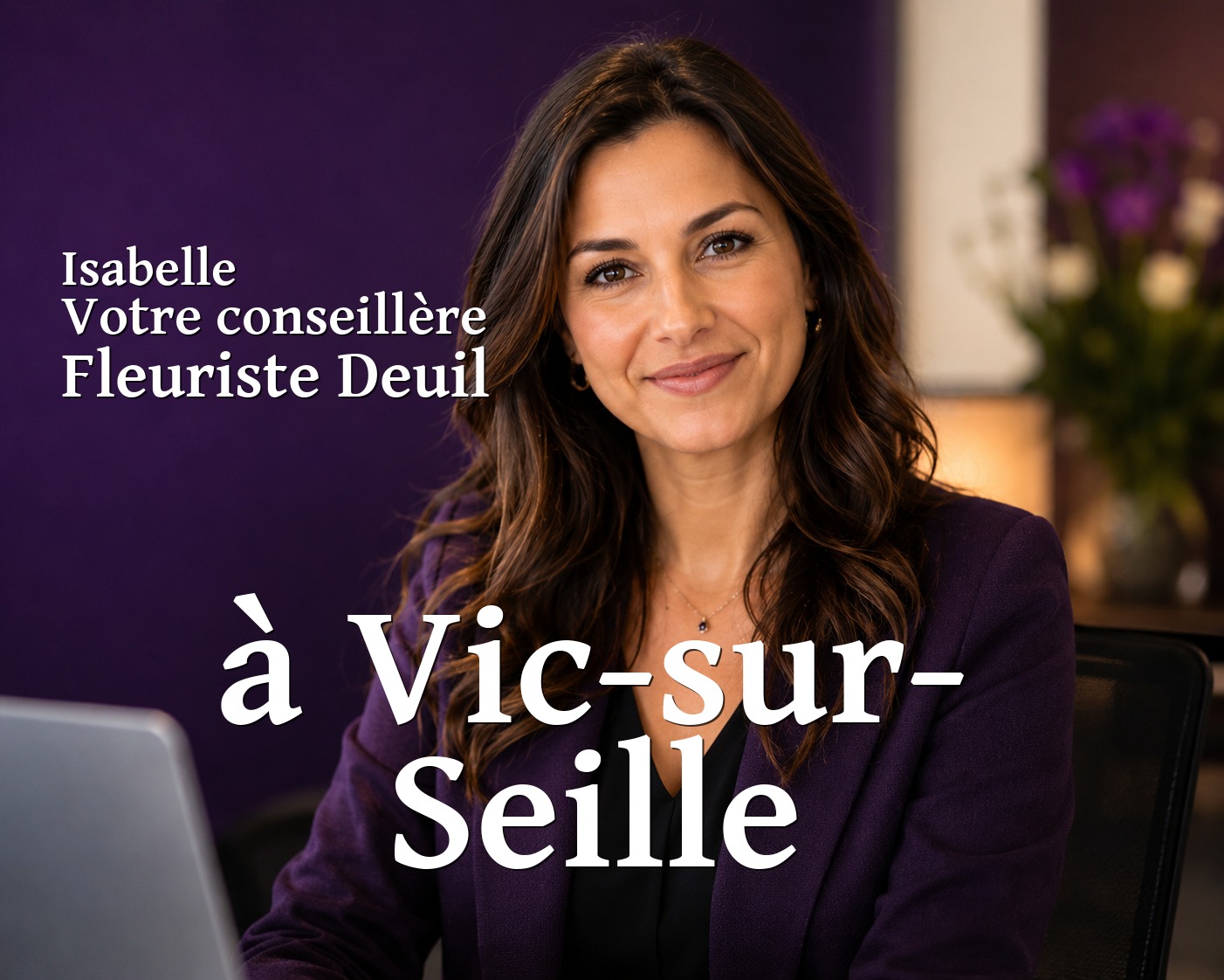 Isabelle, votre conseillère Fleuriste Deuil à Vic-sur-Seille