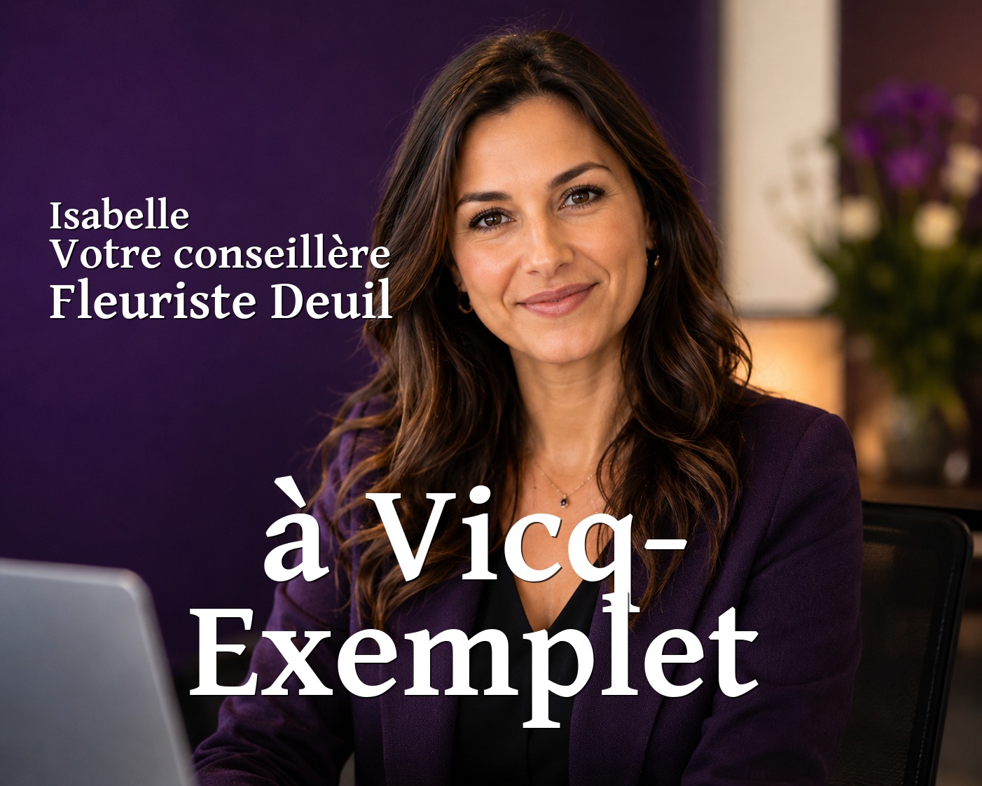 Isabelle, votre conseillère Fleuriste Deuil à Vicq-Exemplet