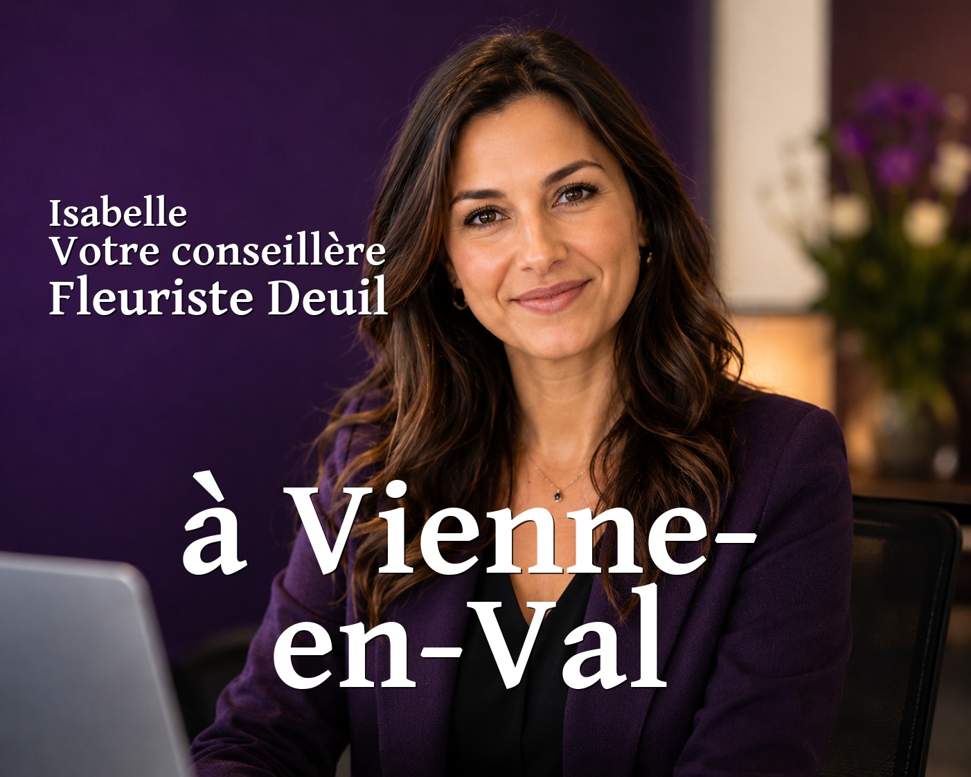 Isabelle, votre conseillère Fleuriste Deuil à Vienne-en-Val