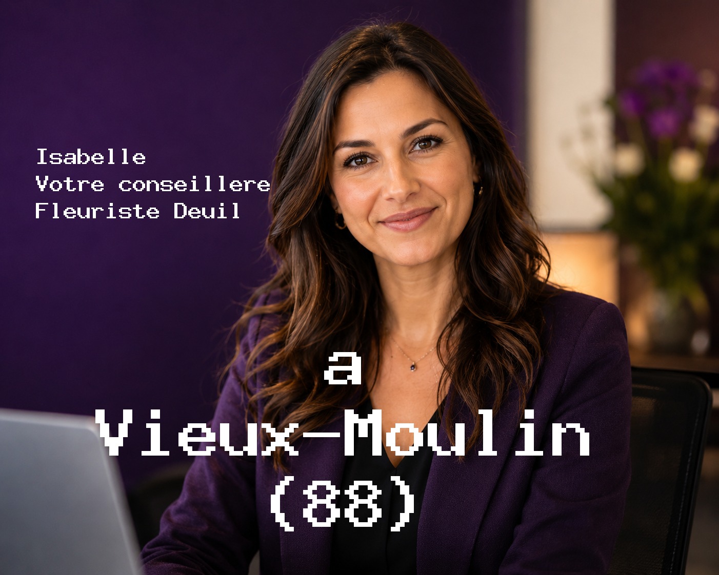Isabelle, votre conseillère Fleuriste Deuil à Vieux-Moulin (88)