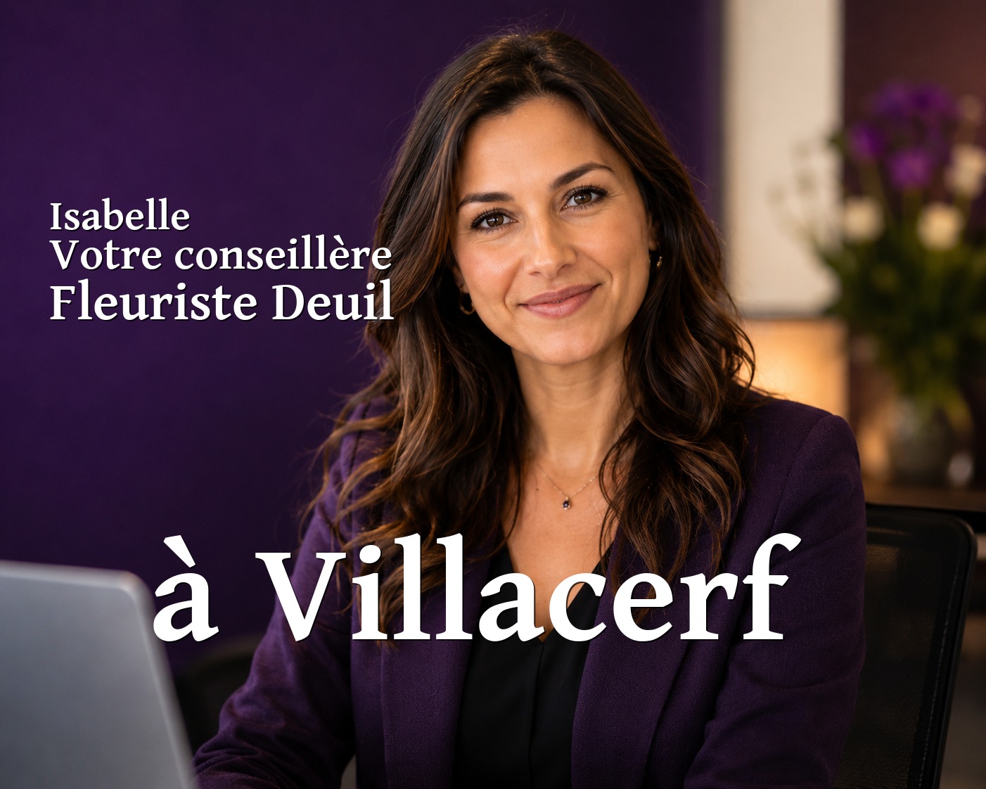 Isabelle, votre conseillère Fleuriste Deuil à Villacerf