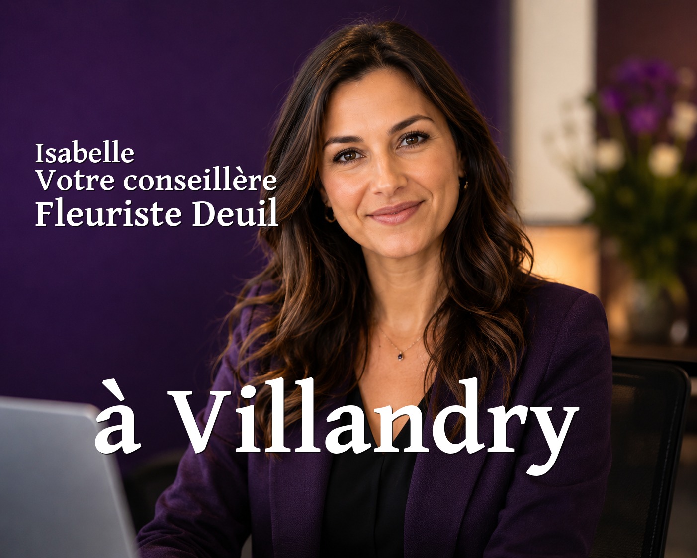 Isabelle, votre conseillère Fleuriste Deuil à Villandry