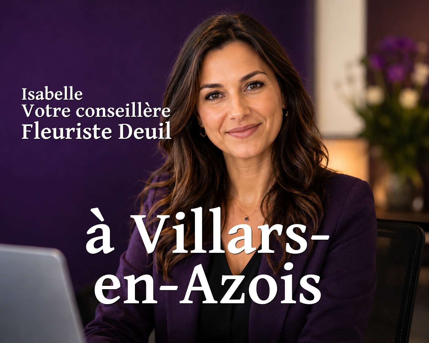 Isabelle, votre conseillère Fleuriste Deuil à Villars-en-Azois