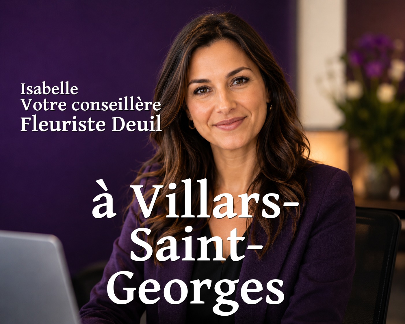 Isabelle, votre conseillère Fleuriste Deuil à Villars-Saint-Georges