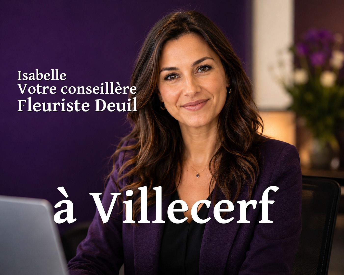 Isabelle, votre conseillère Fleuriste Deuil à Villecerf