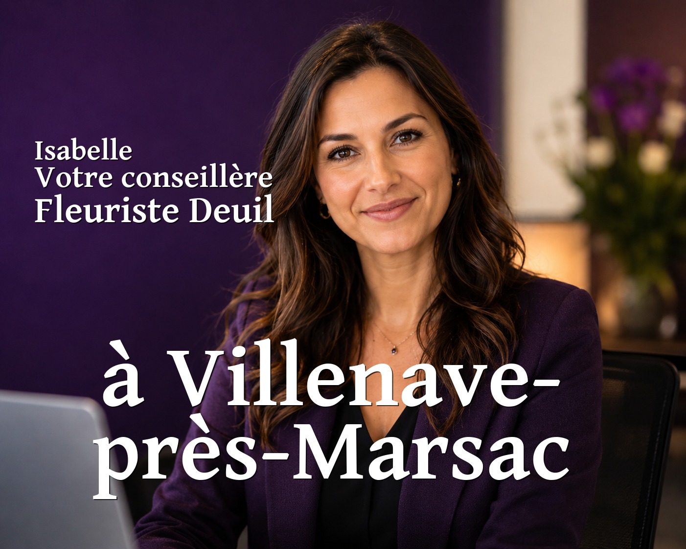 Isabelle, votre conseillère Fleuriste Deuil à Villenave-près-Marsac