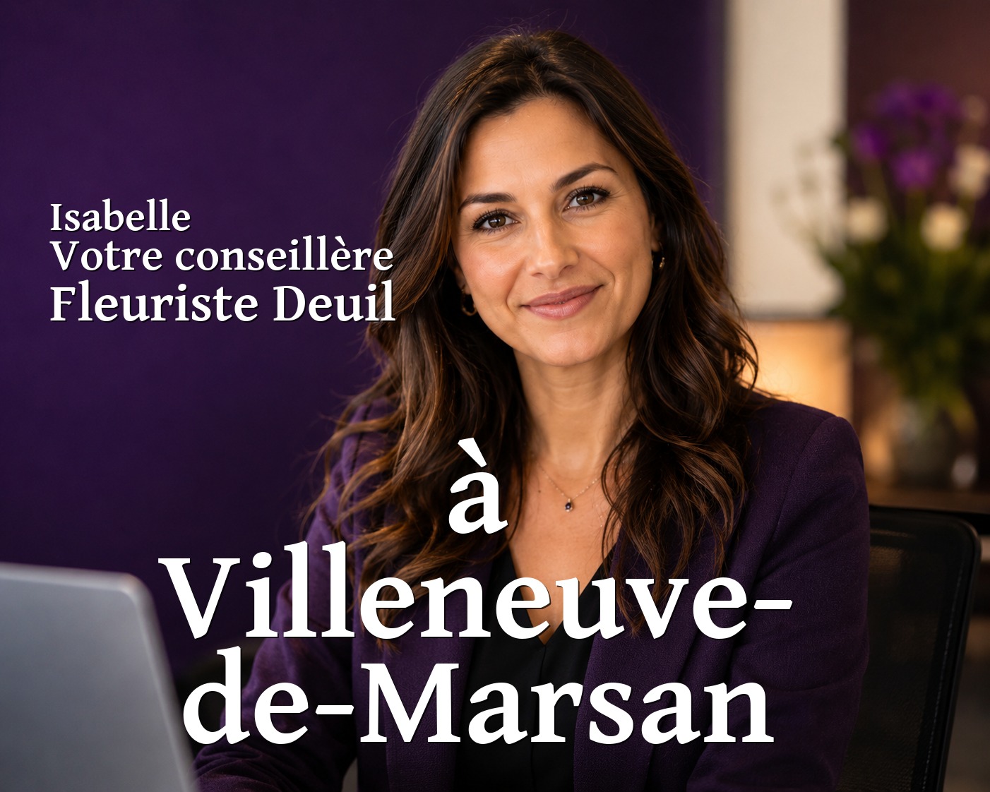 Isabelle, votre conseillère Fleuriste Deuil à Villeneuve-de-Marsan