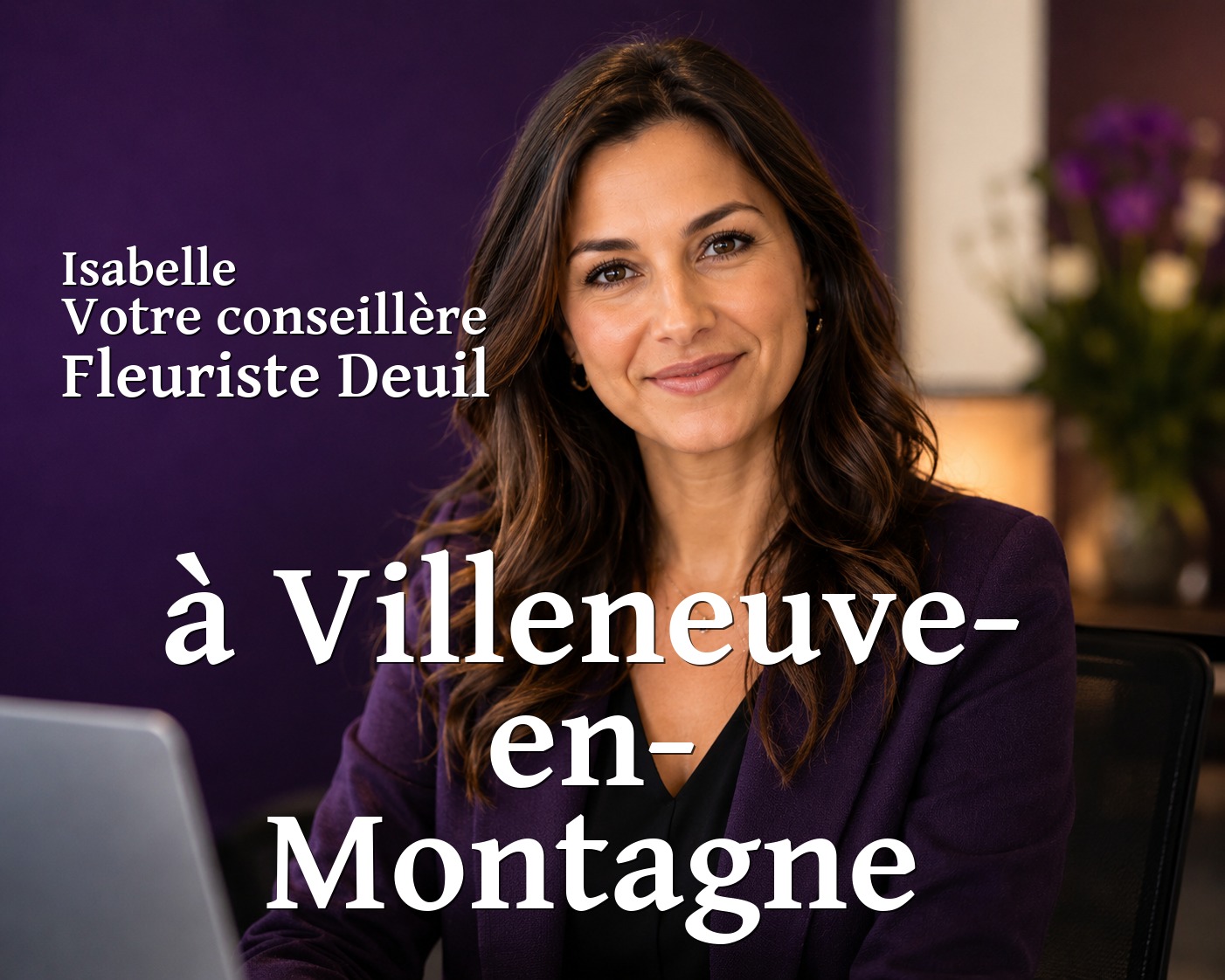 Isabelle, votre conseillère Fleuriste Deuil à Villeneuve-en-Montagne