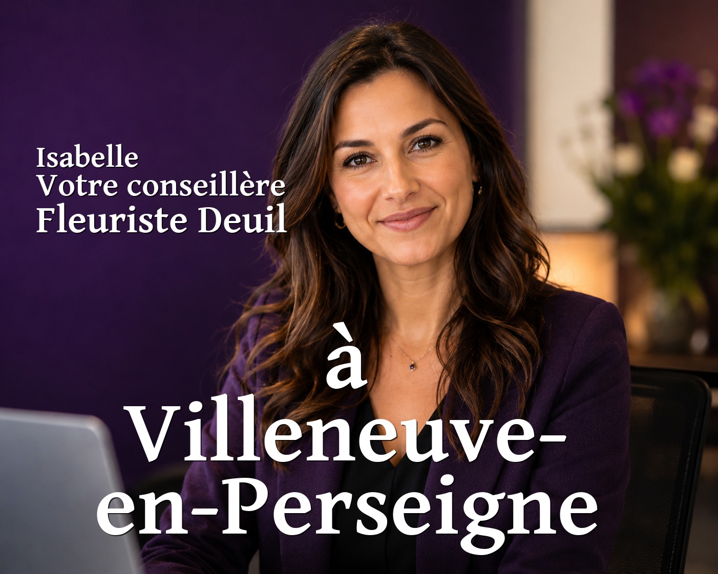 Isabelle, votre conseillère Fleuriste Deuil à Villeneuve-en-Perseigne