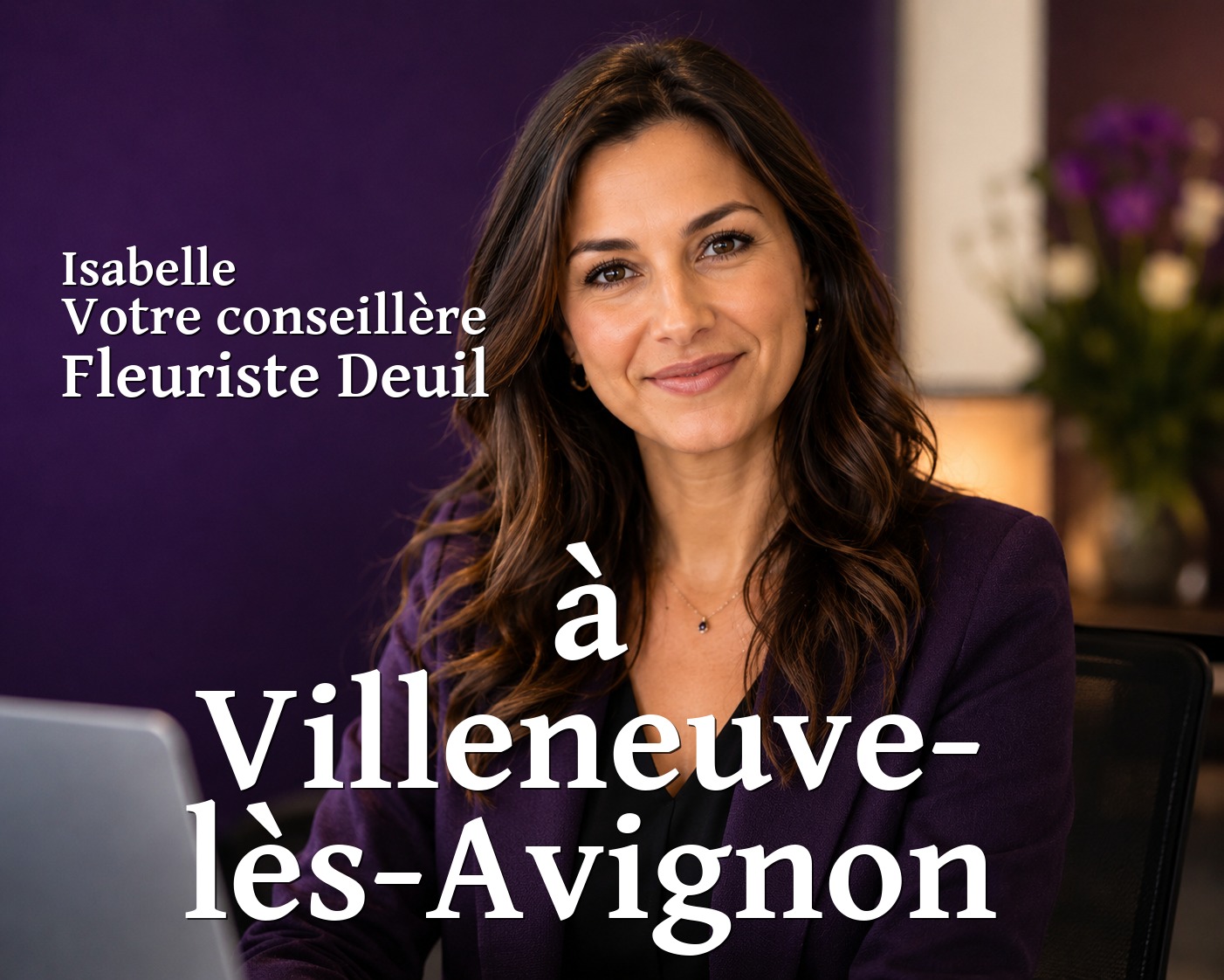 Isabelle, votre conseillère Fleuriste Deuil à Villeneuve-lès-Avignon