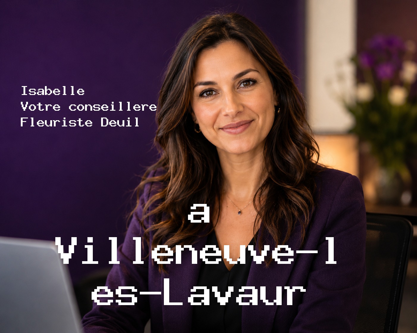 Isabelle, votre conseillère Fleuriste Deuil à Villeneuve-lès-Lavaur