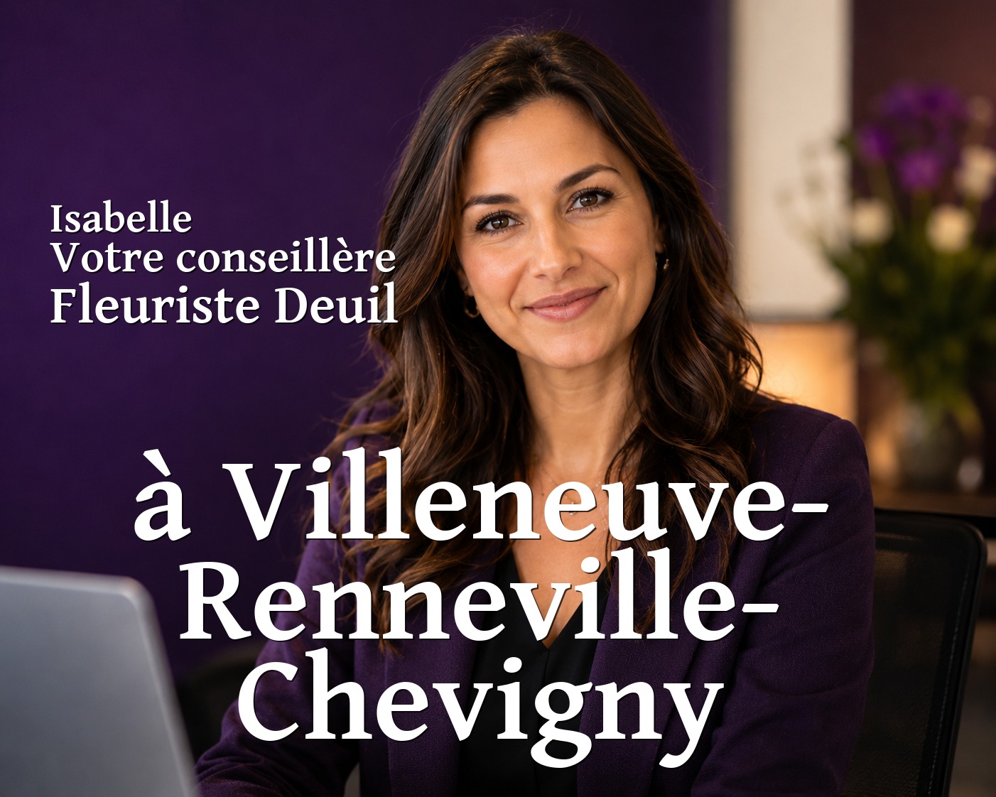 Isabelle, votre conseillère Fleuriste Deuil à Villeneuve-Renneville-Chevigny