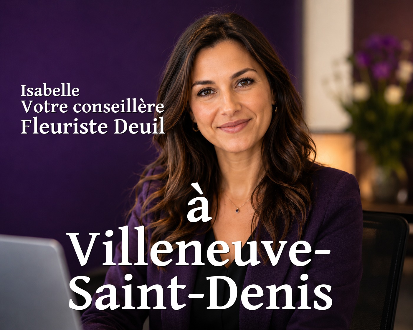 Isabelle, votre conseillère Fleuriste Deuil à Villeneuve-Saint-Denis