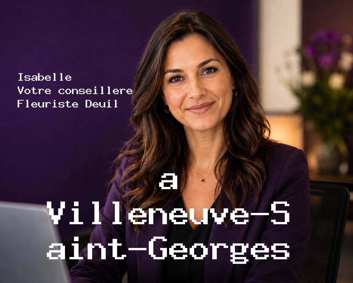 Isabelle, votre conseillère Fleuriste Deuil à Villeneuve-Saint-Georges