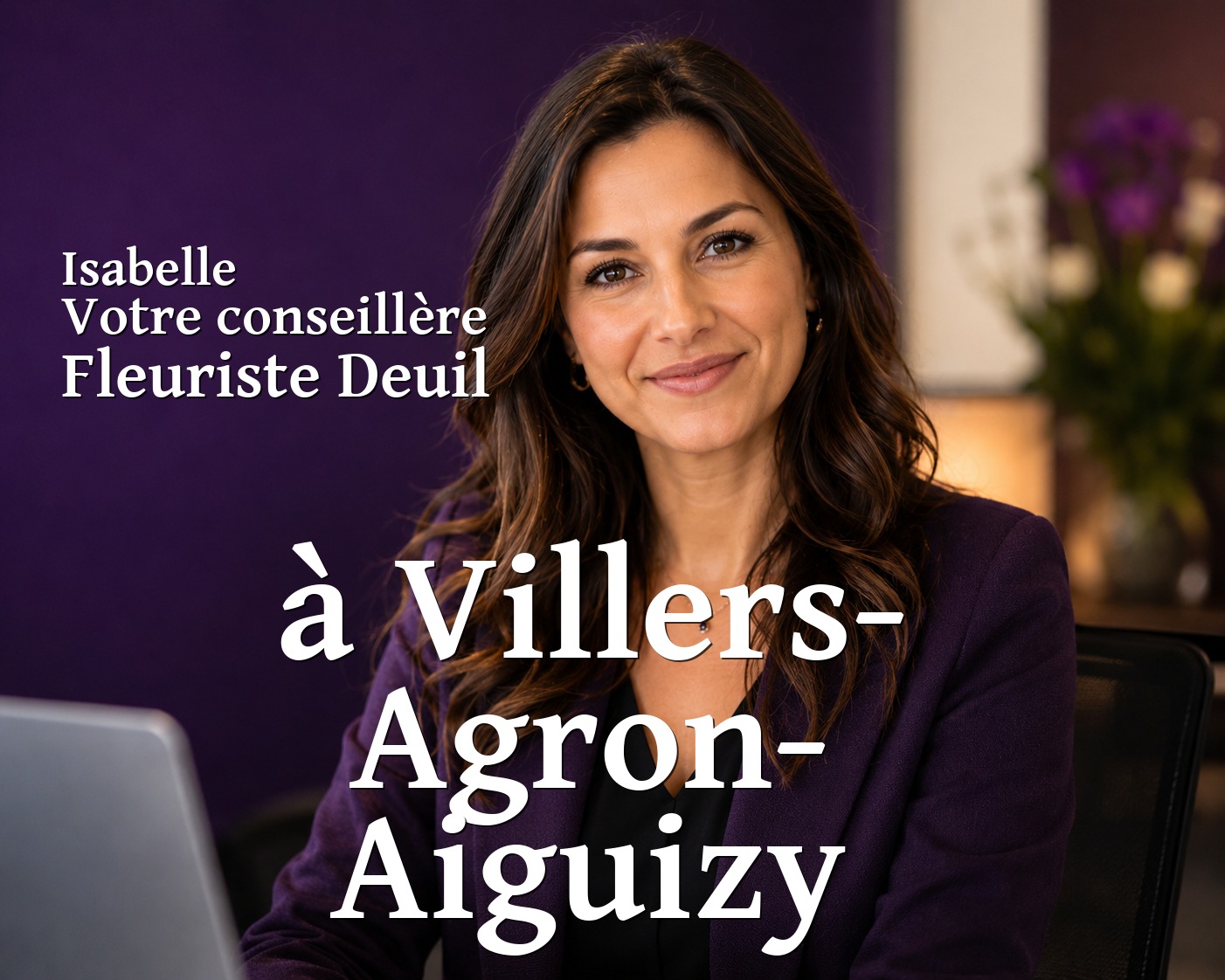 Isabelle, votre conseillère Fleuriste Deuil à Villers-Agron-Aiguizy