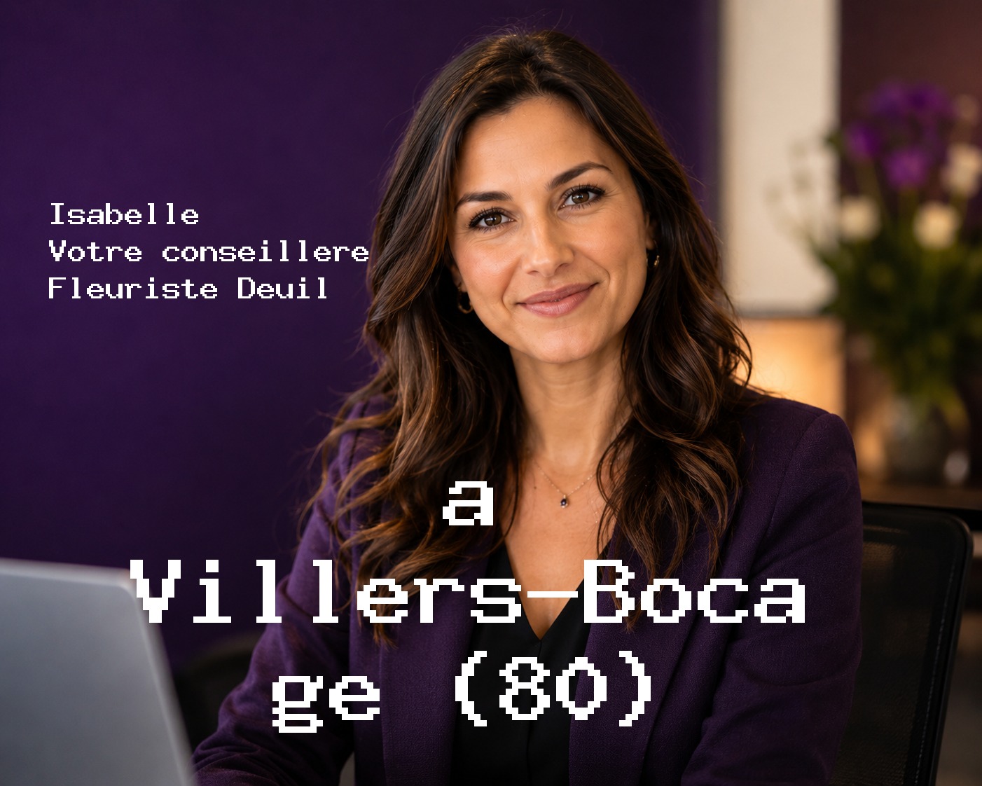 Isabelle, votre conseillère Fleuriste Deuil à Villers-Bocage (80)