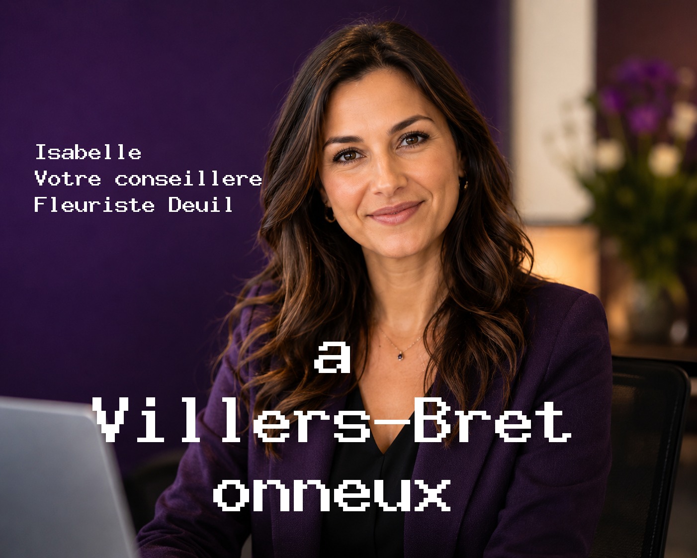 Isabelle, votre conseillère Fleuriste Deuil à Villers-Bretonneux