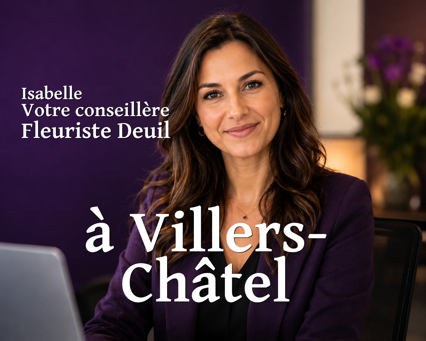 Isabelle, votre conseillère Fleuriste Deuil à Villers-Châtel