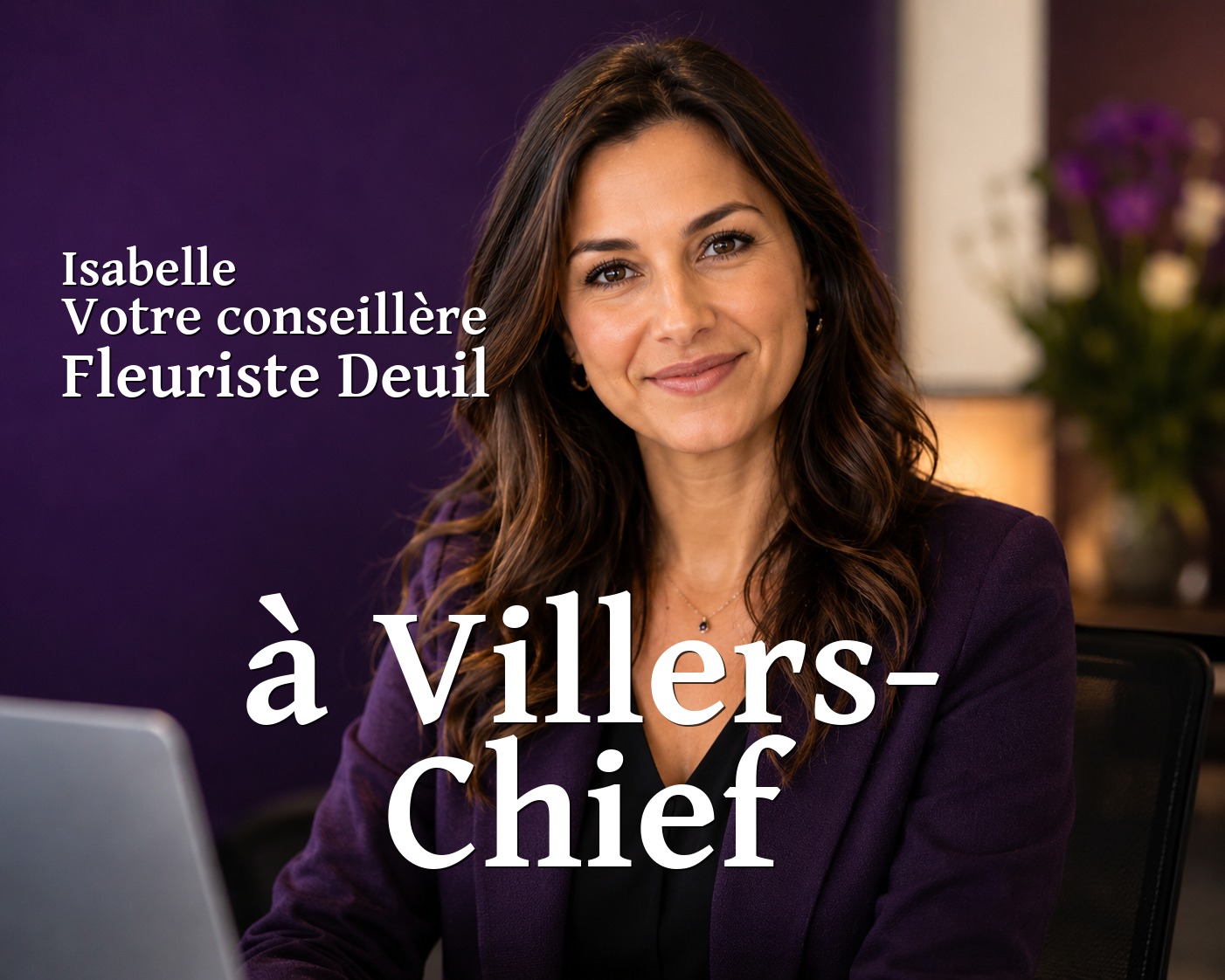 Isabelle, votre conseillère Fleuriste Deuil à Villers-Chief