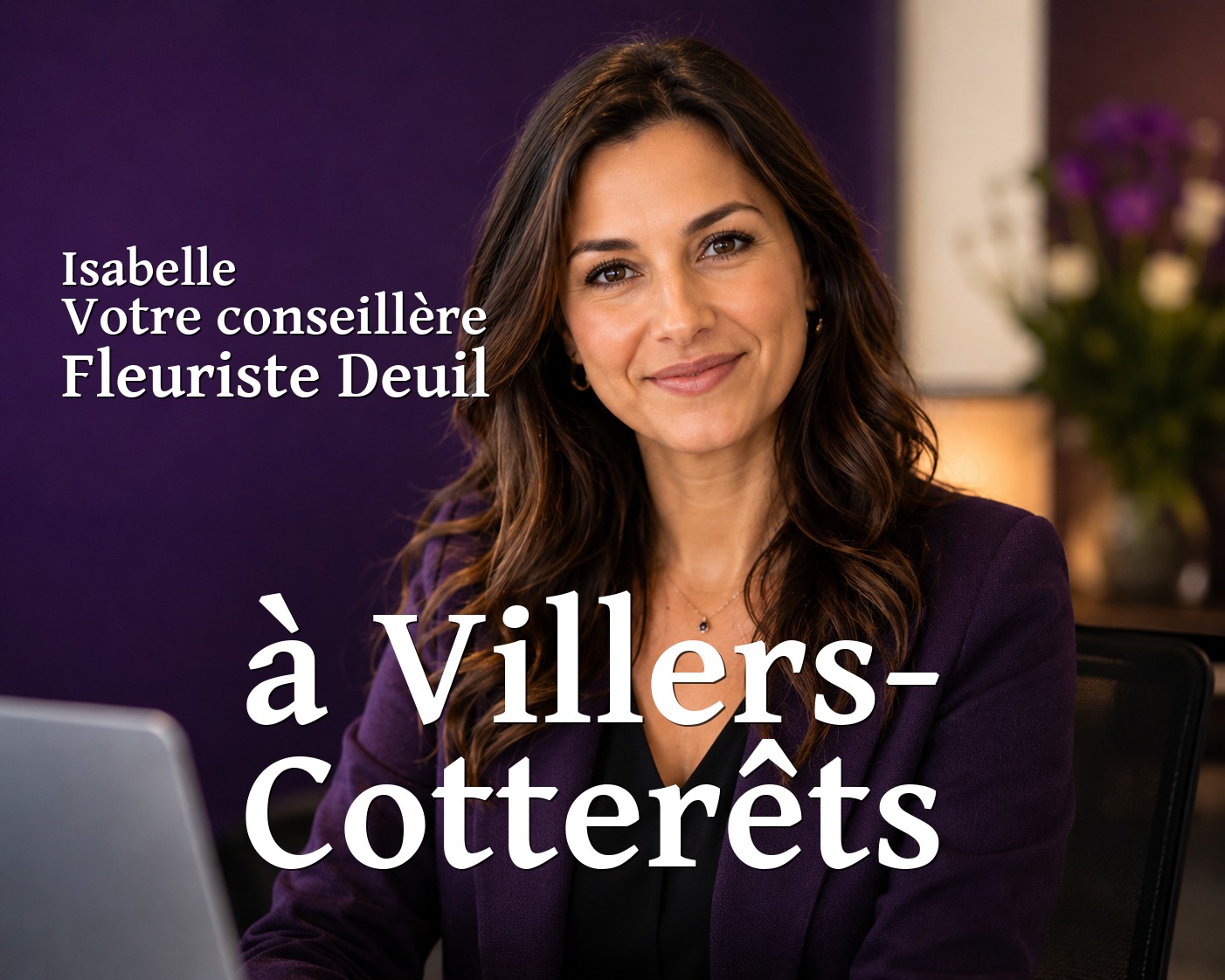Isabelle, votre conseillère Fleuriste Deuil à Villers-Cotterêts