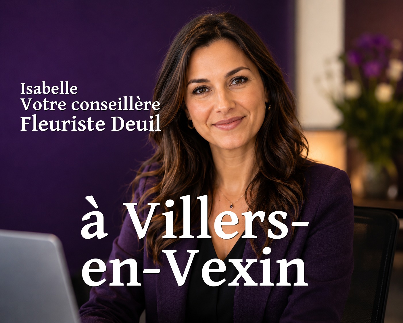 Isabelle, votre conseillère Fleuriste Deuil à Villers-en-Vexin
