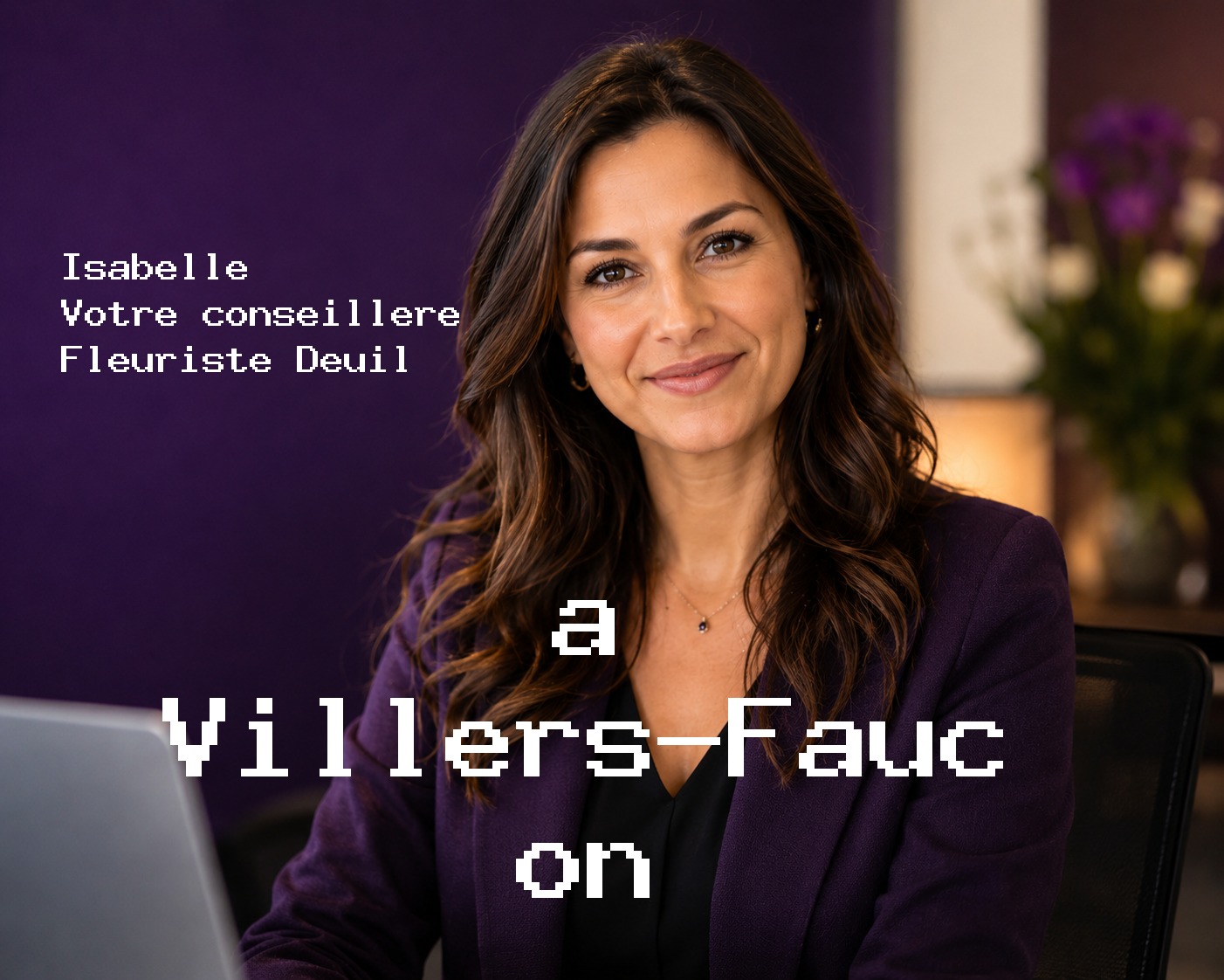 Isabelle, votre conseillère Fleuriste Deuil à Villers-Faucon
