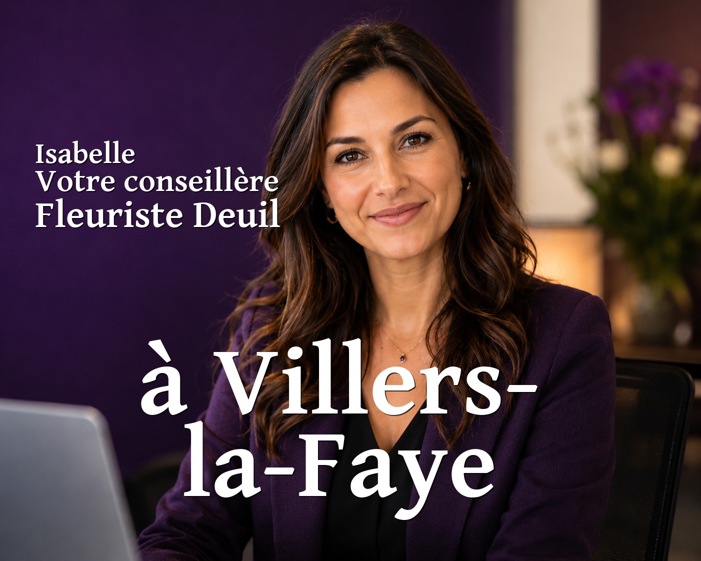 Isabelle, votre conseillère Fleuriste Deuil à Villers-la-Faye