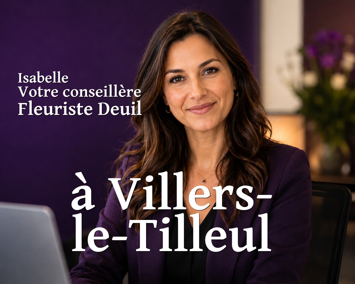 Isabelle, votre conseillère Fleuriste Deuil à Villers-le-Tilleul